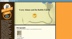 Desktop Screenshot of coreyadamsandtherabblefamily.dirtyhippieradio.com